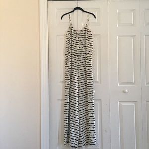 Parker zebra print silk jumpsuit